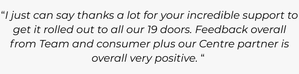 Client testimonial from retail fixture, fittings and shopfitting solutions (5)